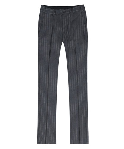 Mens Formal 3 Piece Pinstripe 2 Button Suit - Fashions Envy