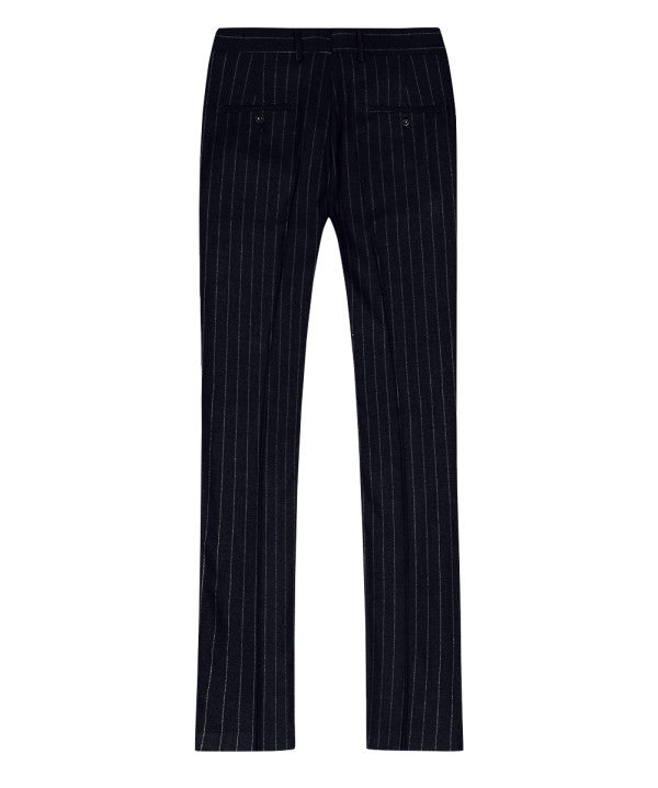 Mens Formal 3 Piece Pinstripe 2 Button Suit - Fashions Envy