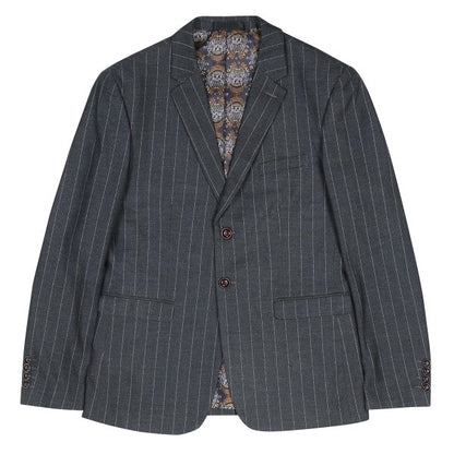 Mens Formal 3 Piece Pinstripe 2 Button Suit - Fashions Envy
