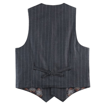 Mens Formal 3 Piece Pinstripe 2 Button Suit - Fashions Envy