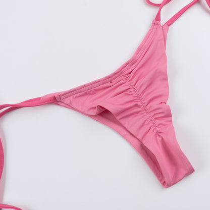 Three-Piece Bikini Set - Cover Up Swimsuit