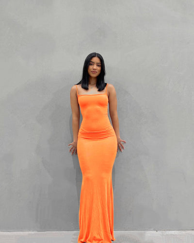 Pure Slim Peach Hip Suspender Long Fishtail Skirt