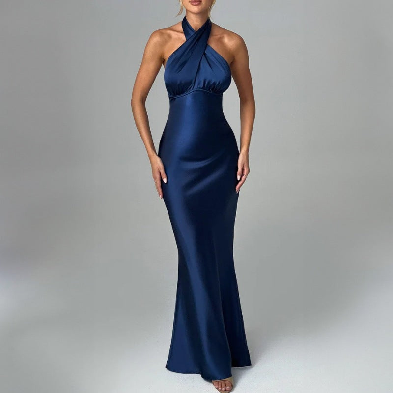 Elegant Backless Sleeveless Dress - Summer Fashion Dress