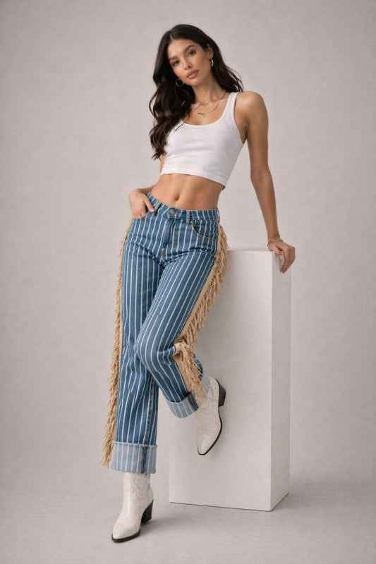Desert Drifter Fringe Denim