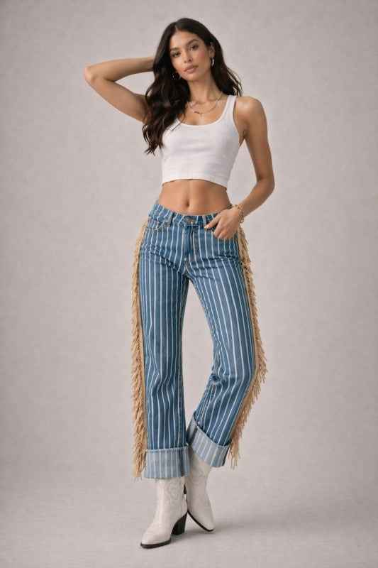 Desert Drifter Fringe Denim