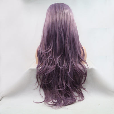 13*3" Lace Front Wigs Synthetic Long Wavy 24" 130% Density - Fashions Envy