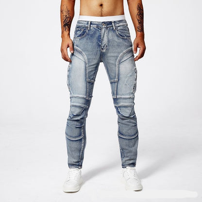Bootcut Jeans Men - Stretch Slim Fit Denim - Fashions Envy