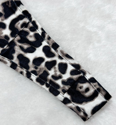 Leopard Print Lingerie - Mesh Waist Shaping Set - Fashions Envy