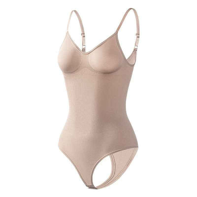 Backless Shapewear Thong Bodysuit - Butt Lifting Bodyshaper