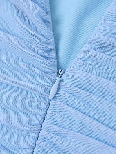 Off-Shoulder Ruched Mermaid Maxi Dress