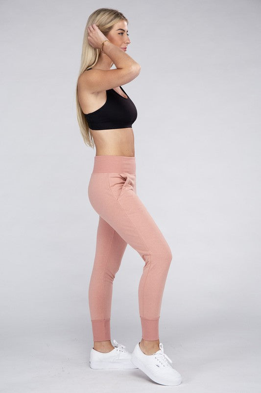 Comfy Stretch Lounge Elastic Waist Sweatpants