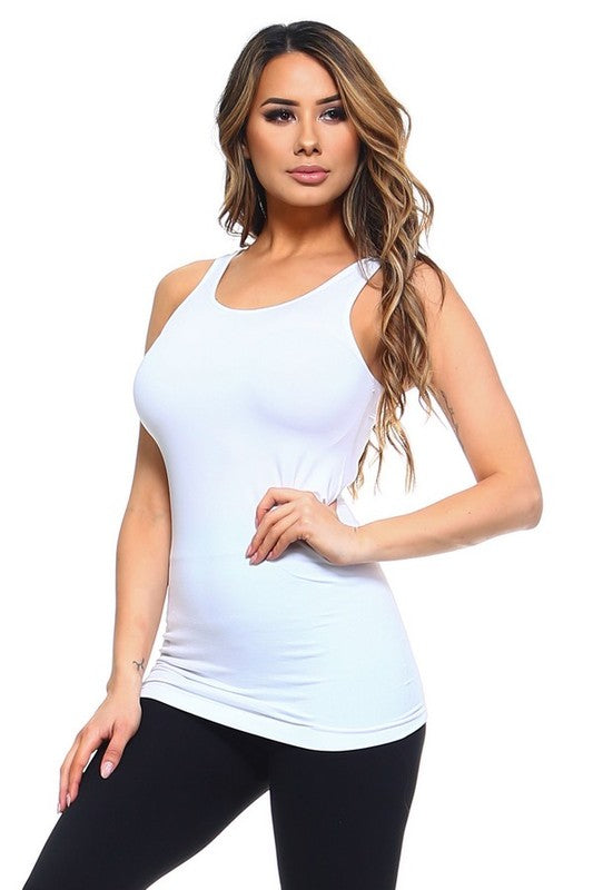 Stretchy Seamless Fitted Tank Top