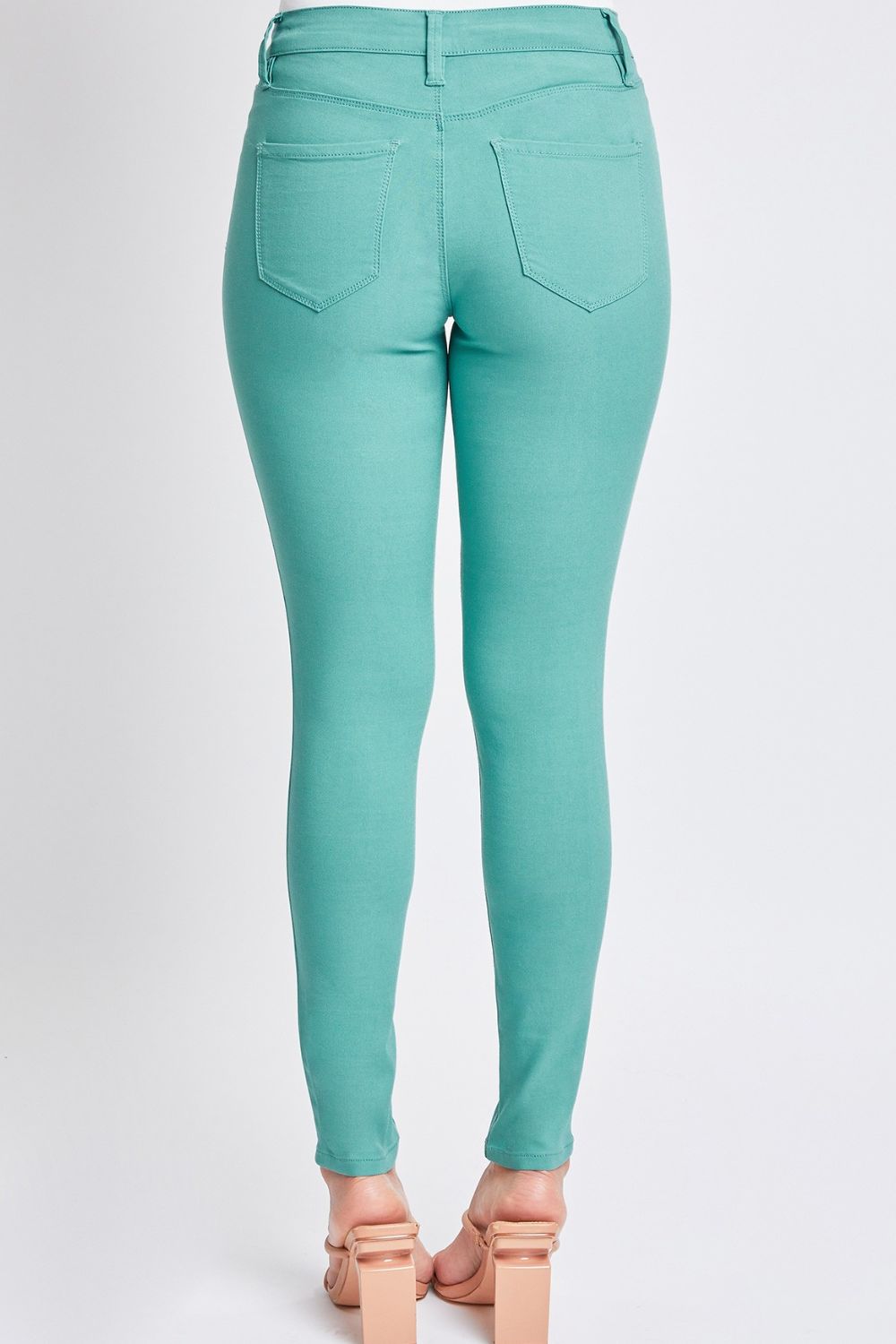 SeaGreen Full Size Hyperstretch Mid-Rise Skinny Pants