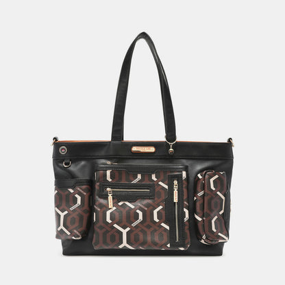 Geometric Pattern Large Versatile Nicole Handbag