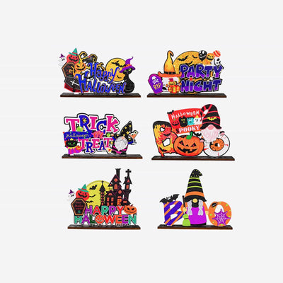 Assorted 2-Piece Halloween Element Ornaments - Fashions Envy