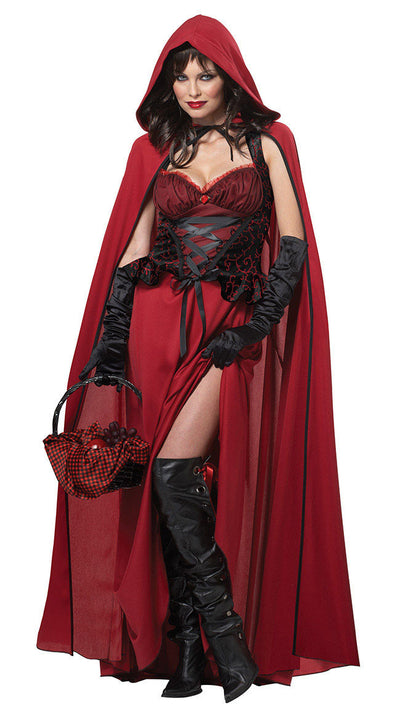 Red Riding Hood Costume - Halloween Outfit with Cape