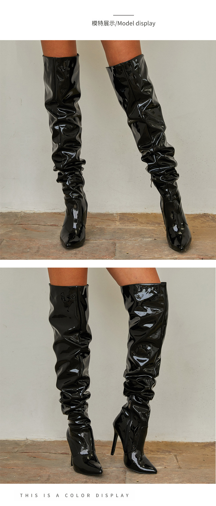 Women's Knee High Boots - Super High Heel Party Shoes - Fashions Envy