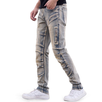Bootcut Jeans Men - Stretch Slim Fit Denim - Fashions Envy