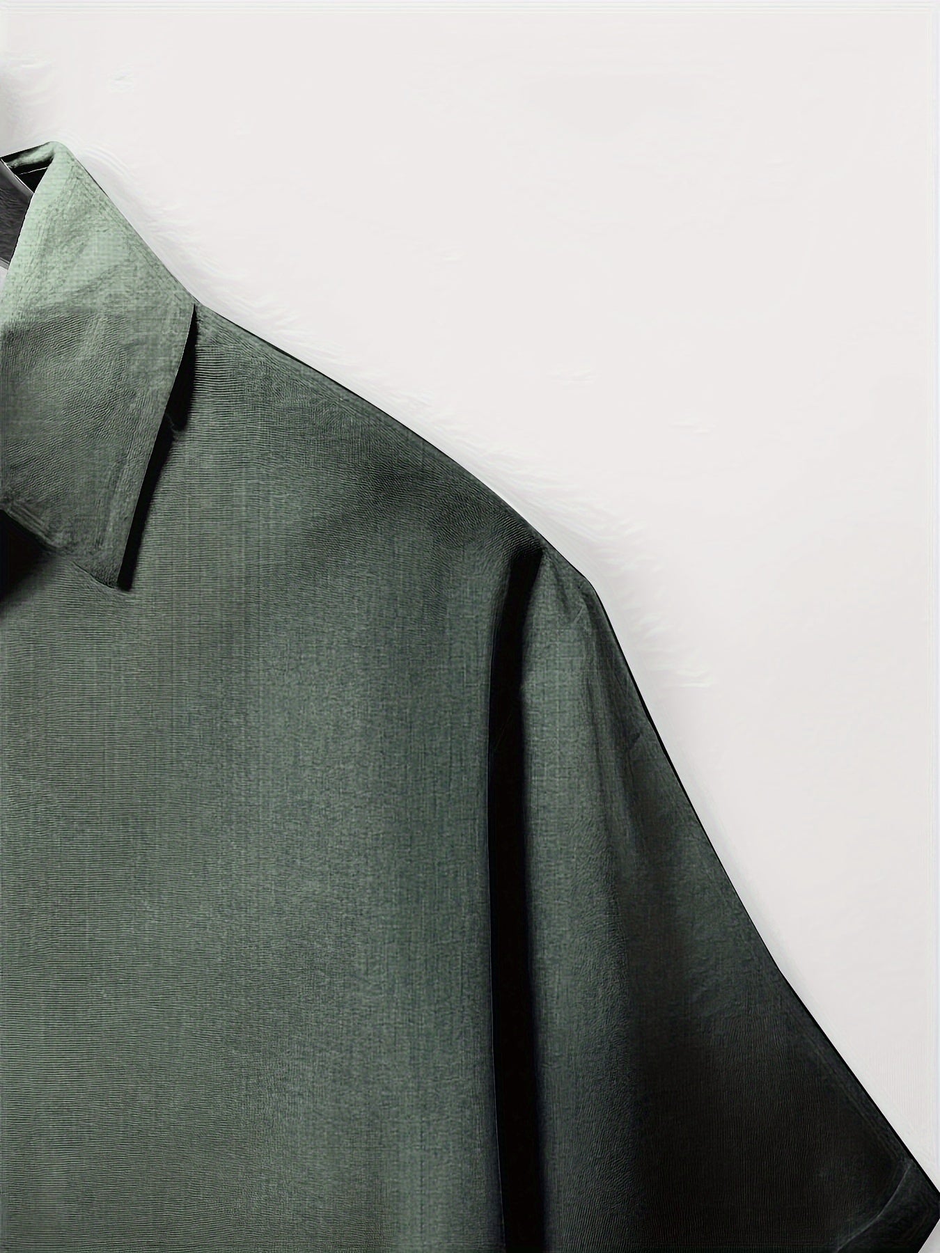 Men's Double Front Hemp Cardigan Short Sleeve High Quality Summer Shirt
