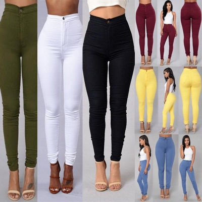Women's Tight Legging Style Thin Waist Stretch Pencil Pants