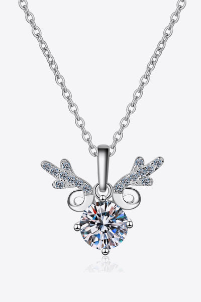 Necklace Moissanite 925 Sterling Silver 1 Carat