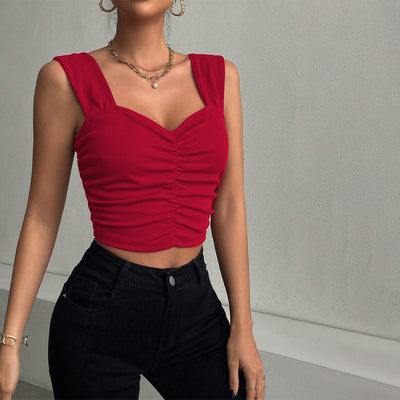 European and American summer new fashion temperament suspender vest top women