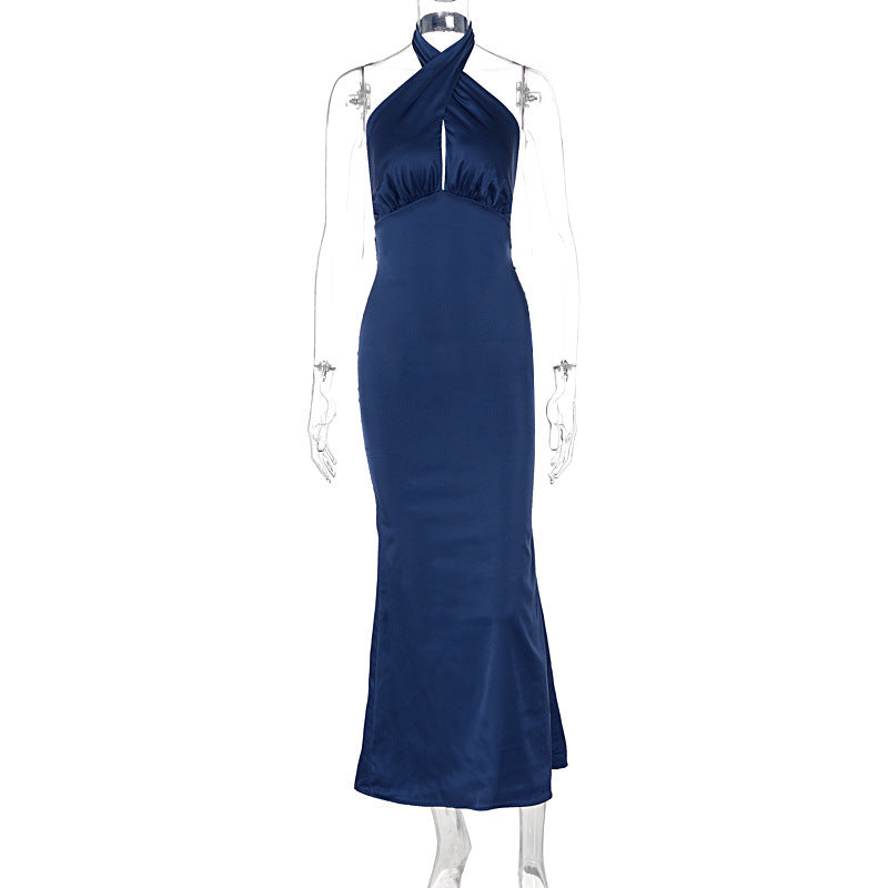 Elegant Backless Sleeveless Dress - Summer Fashion Dress