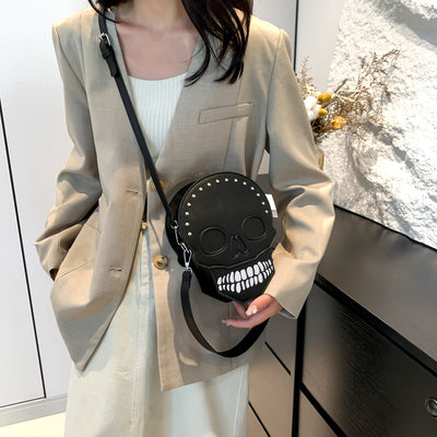 Skull Bag - Halloween Crossbody Shoulder Purse