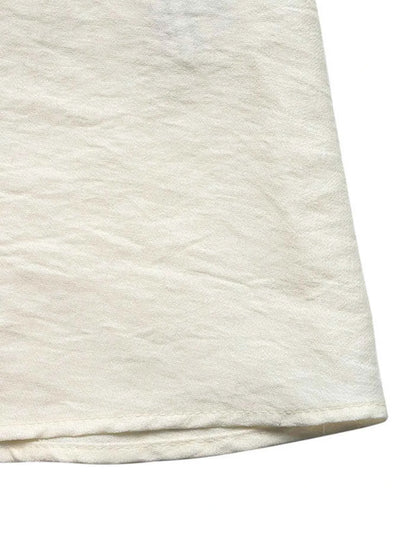 Slit Maxi Dress - Tie Waist Lace Trim Detail