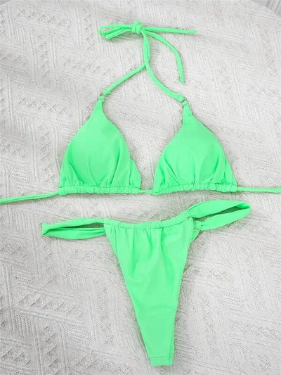 Split Bikini Set - Two-Piece Swimsuit