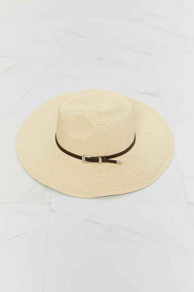 Fame Boho Summer Straw Fedora Hat