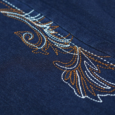 Embroidered Bootcut Jeans - Butt Lifting Mid-Rise Denim with Statement Details