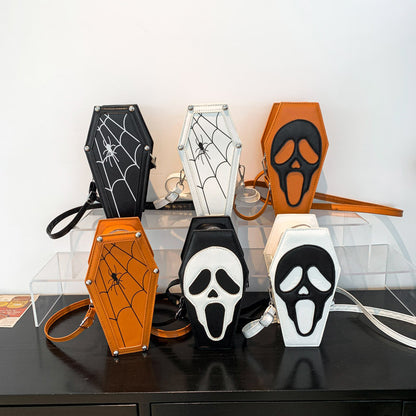 Coffin Bag - Gothic Halloween Crossbody Purse