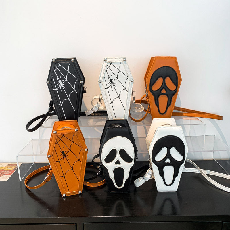 Coffin Bag - Gothic Halloween Crossbody Purse