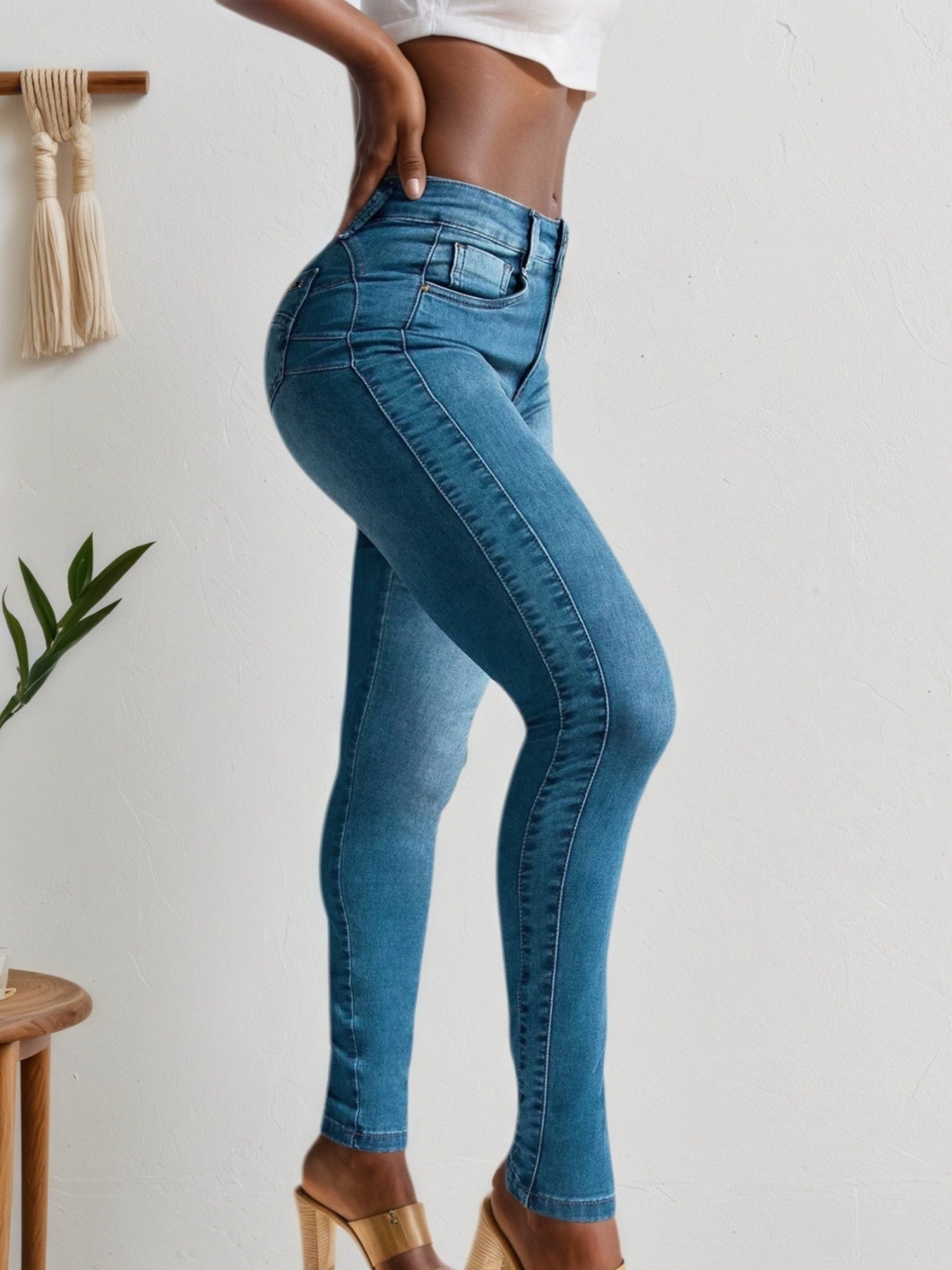 Versatile Jeans Women - High Stretch Slim Fit Denim