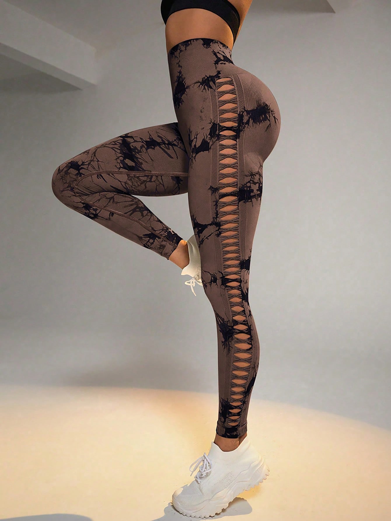 Tie Dye Yoga Pants - High Waist Scrunch Butt Leggings