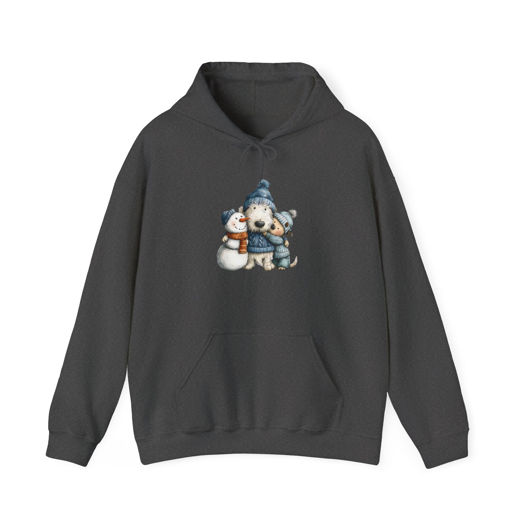 Snowman Puppy Hoodie - Adorable Winter Dog Sweatshirt