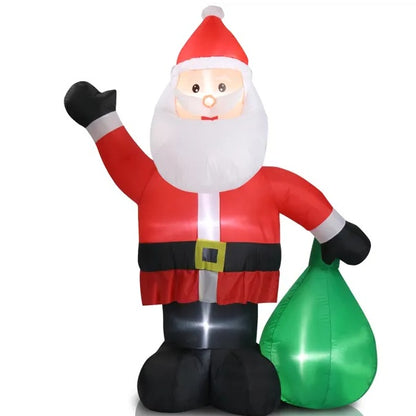 Santa Claus Inflatable - 6 FT LED Lighted Yard Decor