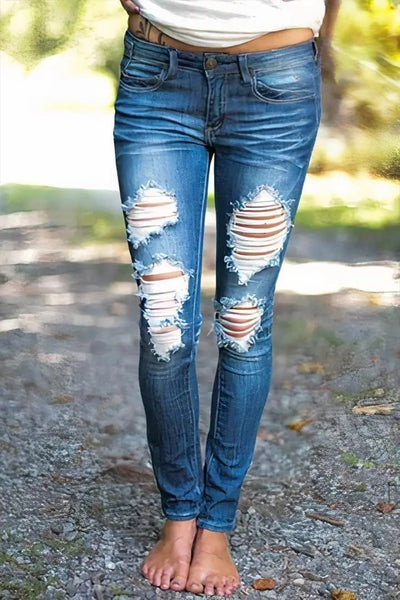 Light Blue Jeans - Women's Denim Pants