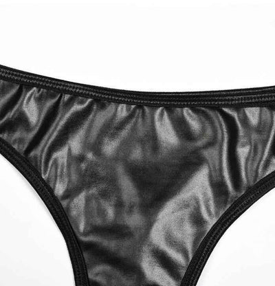 Mesh Lingerie Set - Black Bra Thong Garter Belt Three Piece