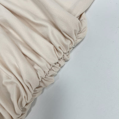 Shirred Elegance Dress - V-Neck Bodycon Mini