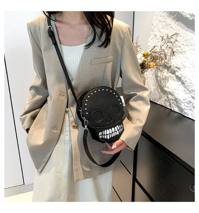 Skull Bag - Halloween Crossbody Shoulder Purse