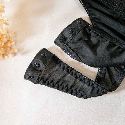 Hollow-out Lace Shaping Bodysuit - Going Out Top