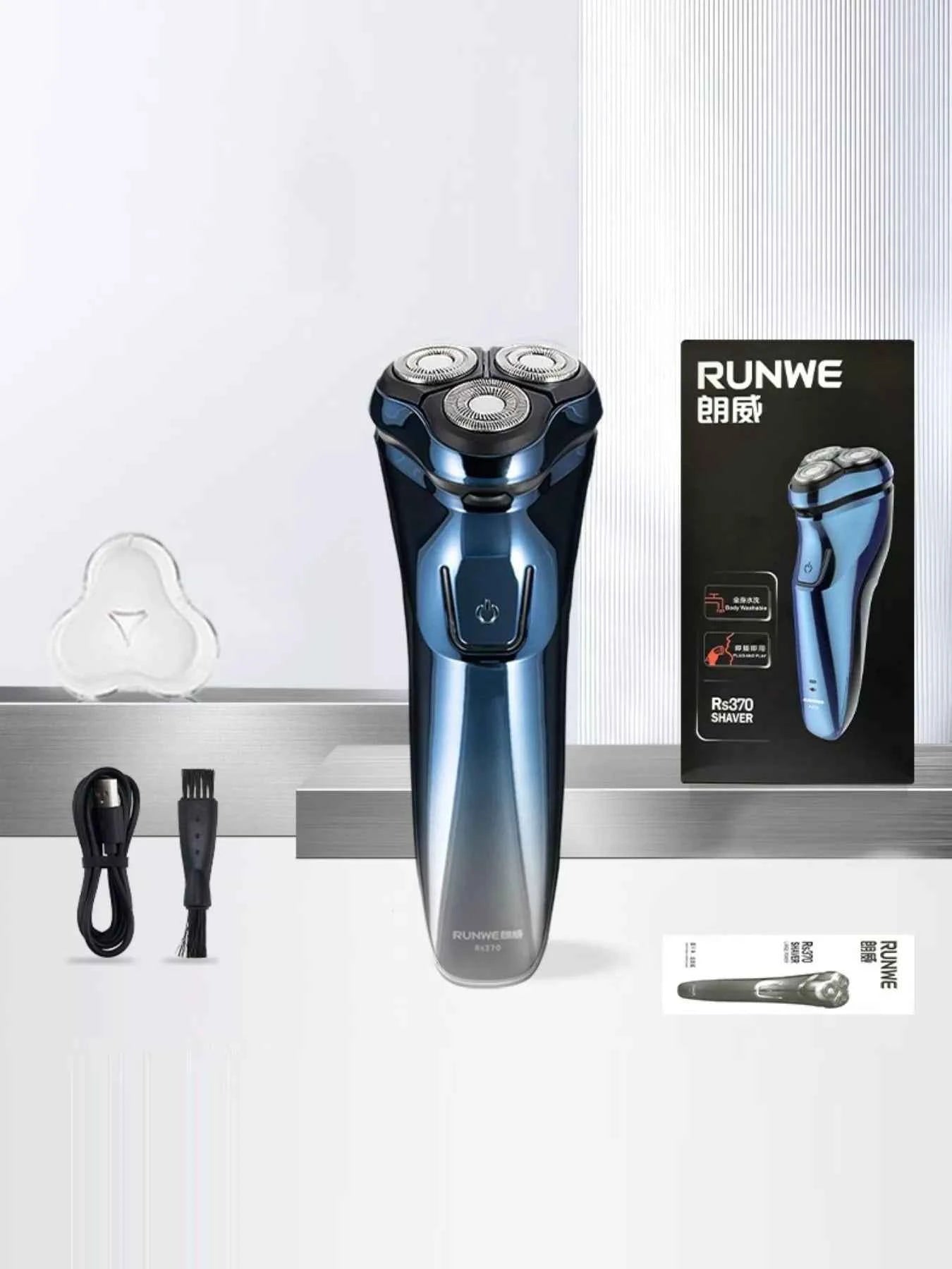 Waterproof Rotary Electric Shaver