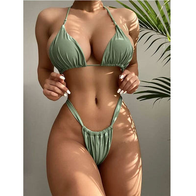 Split Bikini Set - Two-Piece Swimsuit
