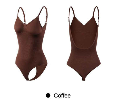 Backless Shapewear Thong Bodysuit - Butt Lifting Bodyshaper