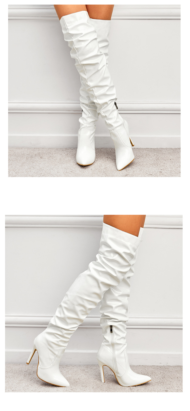 Women's Knee High Boots - Super High Heel Party Shoes - Fashions Envy