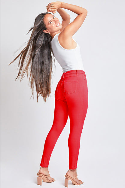 Ruby Red Full Size Hyperstretch Mid-Rise Skinny Jeans