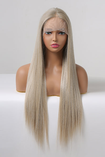 13*2" Lace Front Wigs Synthetic Long Straight 27" 150% Density - Fashions Envy
