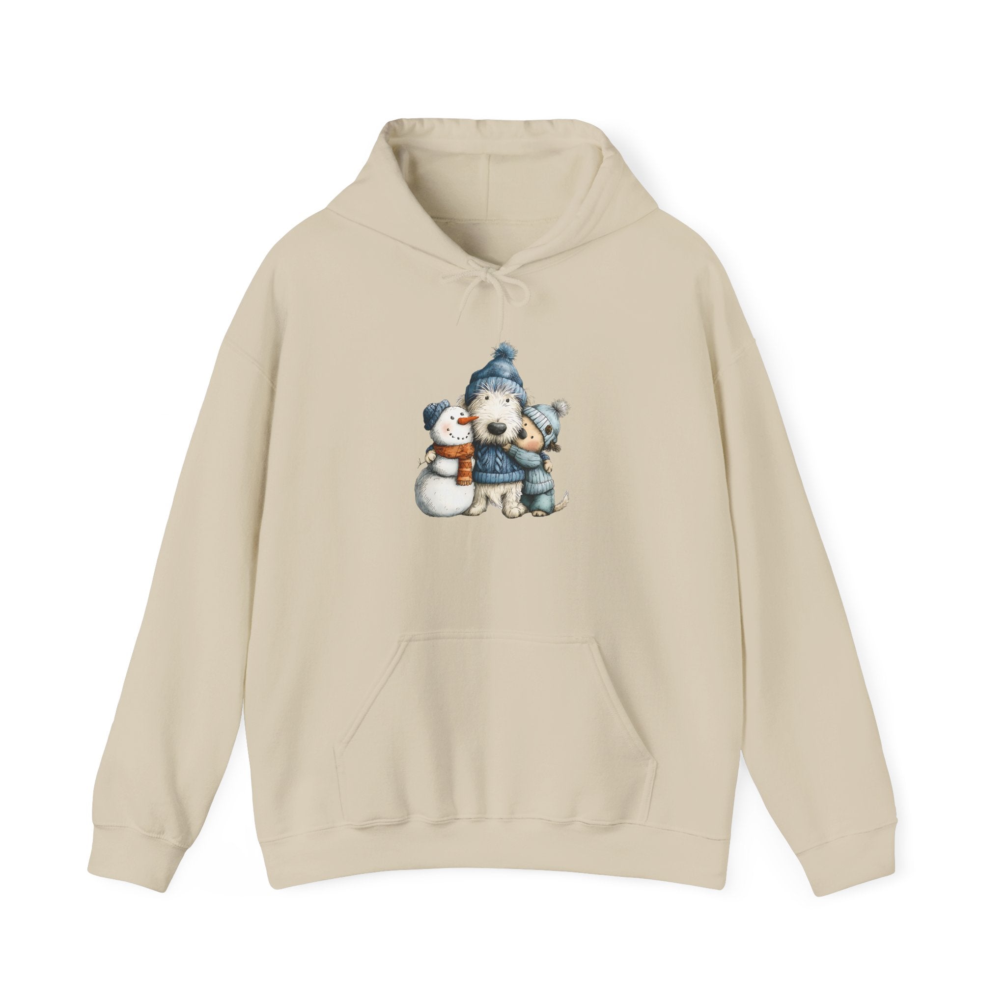 Snowman Puppy Hoodie - Adorable Winter Dog Sweatshirt